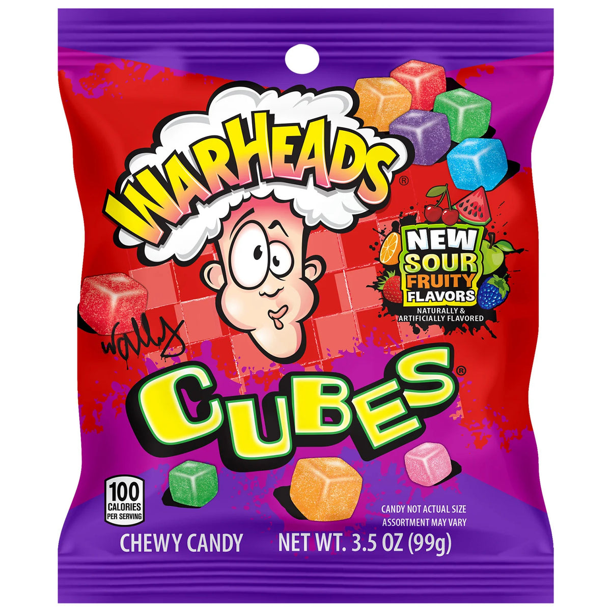 Warheads Chewy Cubes (12 x 3.5oz)