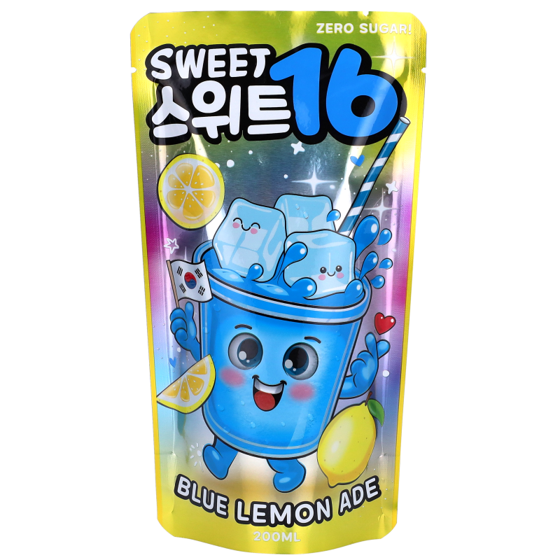 SWEET16 ADE 10x200ml - BLUE LEMON ADE