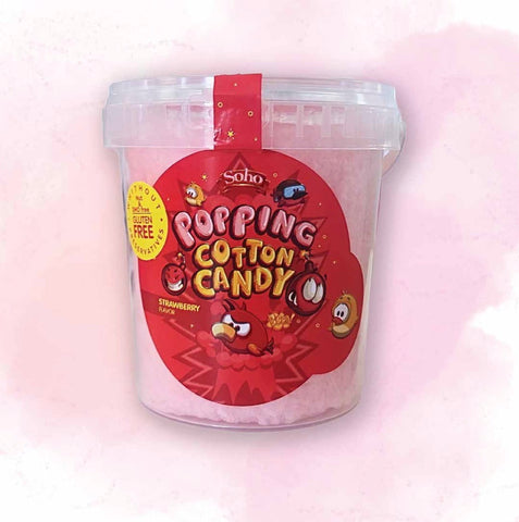 Popping Cotton candy Strawberry Bucket