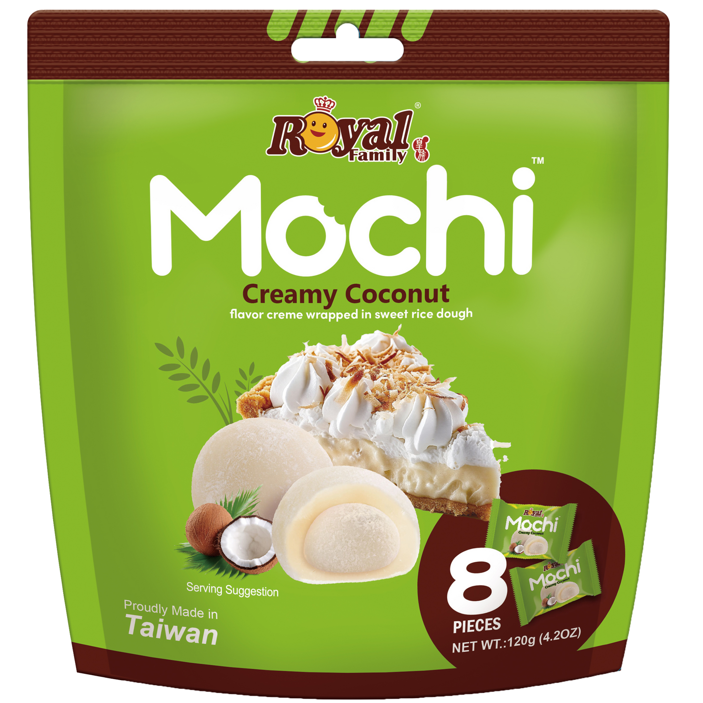 Royal Family Mochi - Creamy Coconut (120g x12)