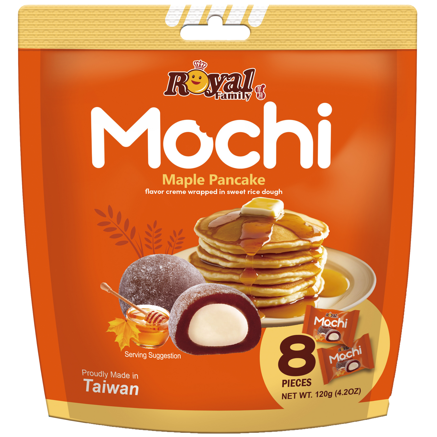 Royal Family Mochi - Maple Pancake (120g x12)