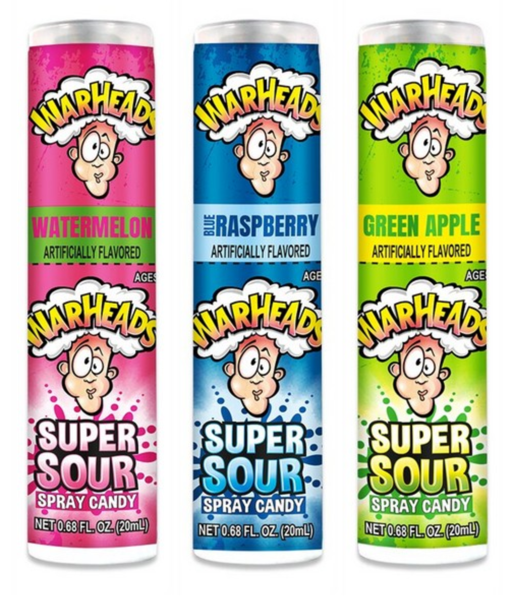 Warheads Upright Box Spray 20ml x 24