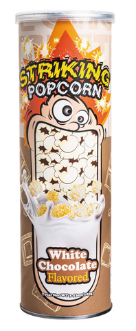 Striking Popcorn White Chocolate With Popping Candy 70G x 12