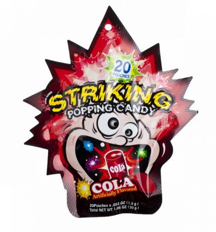 Striking Popping Candy 15g-Cola x 12