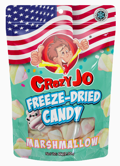 Crazy Jo Freeze Dried Candy - Marshmallow 65g x 24