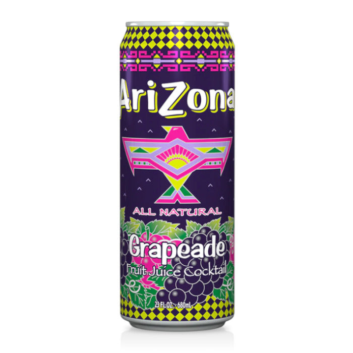 Arizona Tea Can Grapeade - 22oz x 24