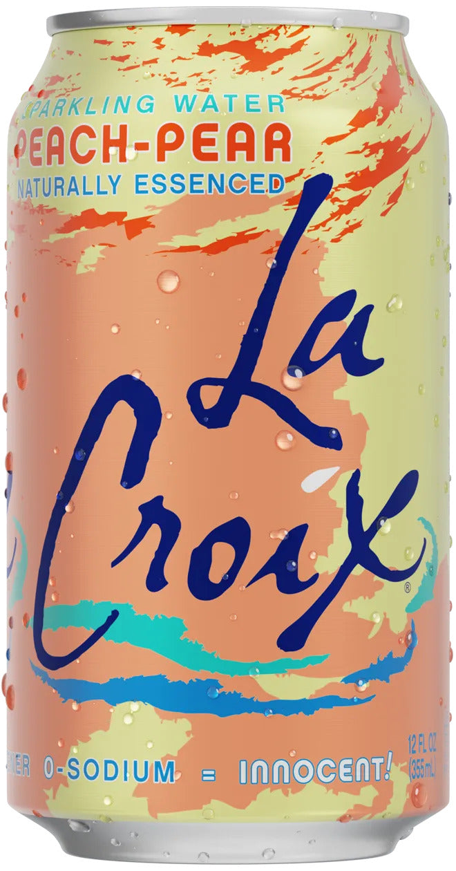 La Croix – Peach-Pear Sparking Water (355ml x 24)