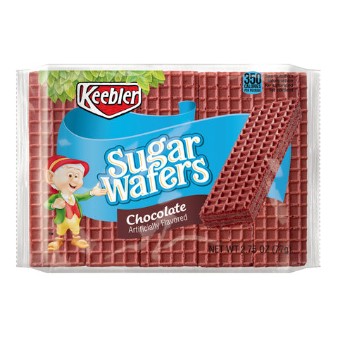 Keebler Sugar Wafers Chocolate 12 pack 77g