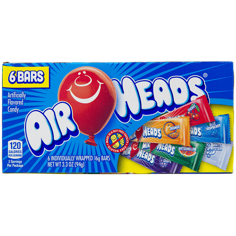Airheads 6 Flavour Selection Theatre Box 93g - 12 ct