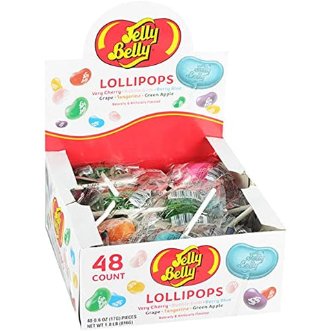 Adams & Brooks Jelly Belly Lollypops 48ct