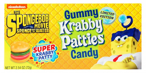 Spongebob Squarepants Gummy Krabby Patties 72g - 12ct