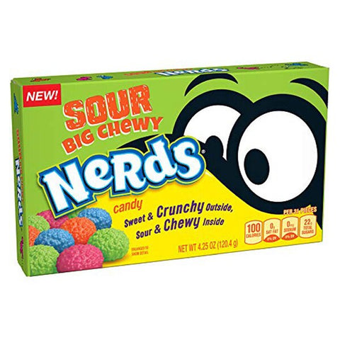 Sour Big Chewy Nerds Theatre Box 120g - 12ct