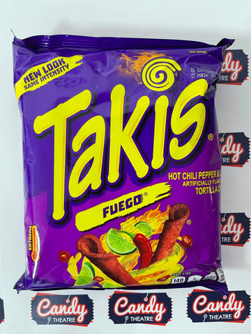 Takis Hot Chilli Pepper & Lime Fuego 113.4g - 20ct