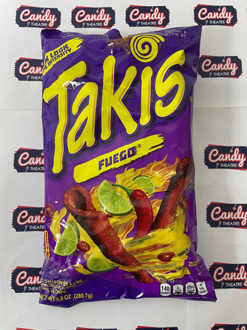Takis Hot Chilli Pepper & Lime Fuego 280g - 14ct