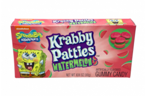 Spongebob Squarepants Gummy Krabby Patties Watermelon Theater Box