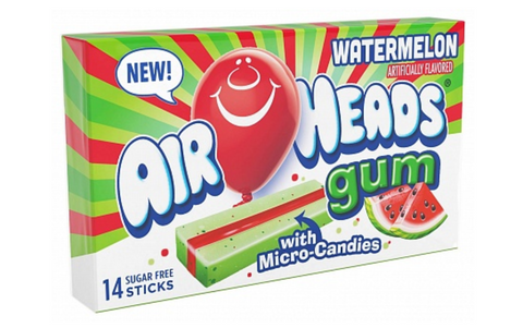 Watermelon Airheads Gum (12 x 34g)