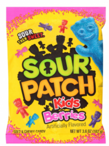 Sour Patch Kids Berries Peg Bag