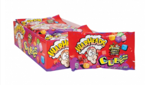 Warheads Sour Chewy Cubes 2oz (56g) - 15CT