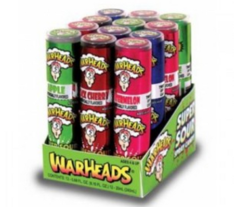 Warheads Super Sour Spray Assorted .68oz (20ml) - 12CT