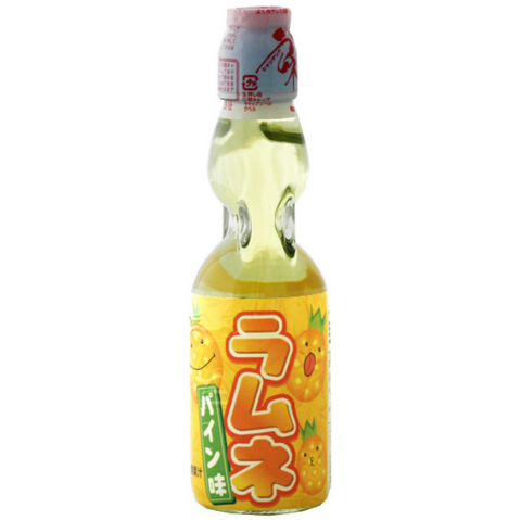 Hatakosen Pineapple Ramune Soda - 200ml x 30