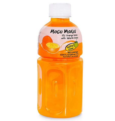 Mogu Mogu Nata De Coco Drink Orange Flavour