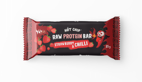 Hot Chip - RAW Strawberry Protein Bar 35g x 20