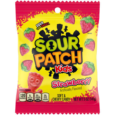 Sour Patch Kids Strawberry 5oz (141g) - 12CT