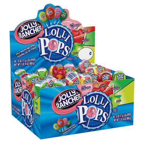 Jolly Rancher Lollipops 17g - 50ct