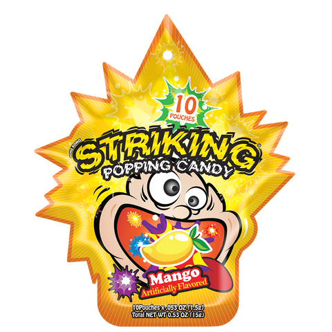 Striking Popping Candy 15g-Mango - 15gx48