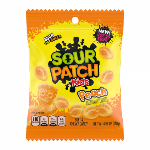 Sour Patch Kids Peach 4.96oz (140g) - 12CT
