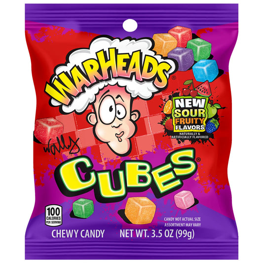 Warheads Chewy Cubes (12 x 3.5oz)