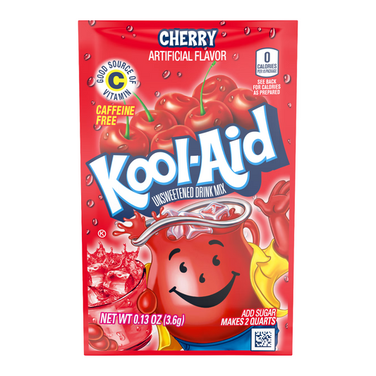 Kool-Aid Unsweetened Cherry 0.13oz x 48