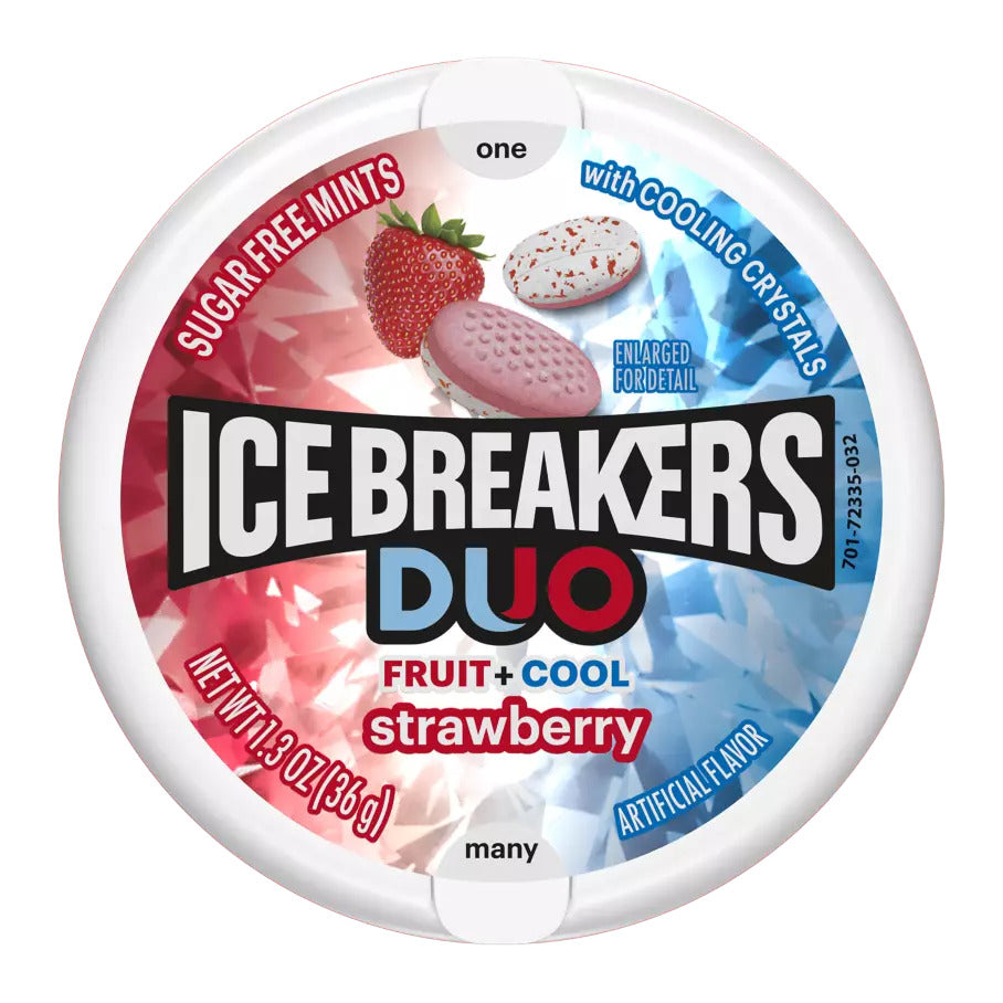 Ice Breakers Duo Mints Strawberry - 1.3oz x8