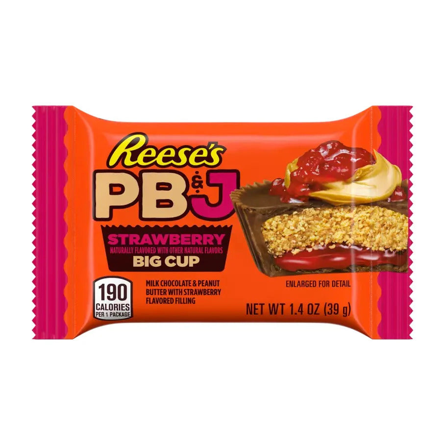 Reese's PB&J Strawberry Big Cup - 1.4oz x16