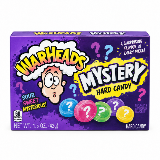 Warheads Mystery Hard Candy Theater Box 1.5oz x 12