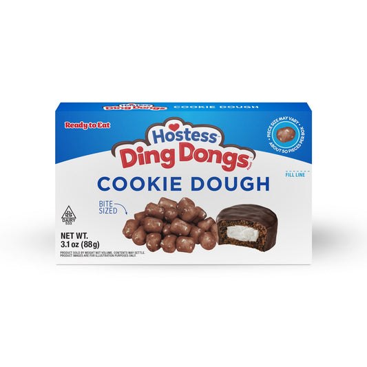 Hostess Ding Dongs Cookie Dough - 3.1oz x 12
