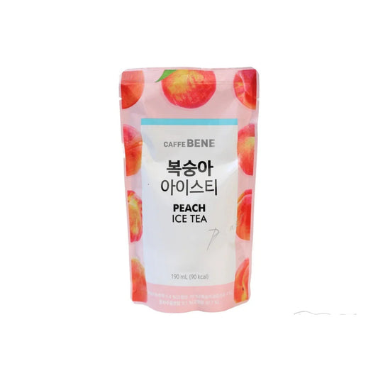 Caffe Bene Peach Ice Tea Pouch - 190ml x10