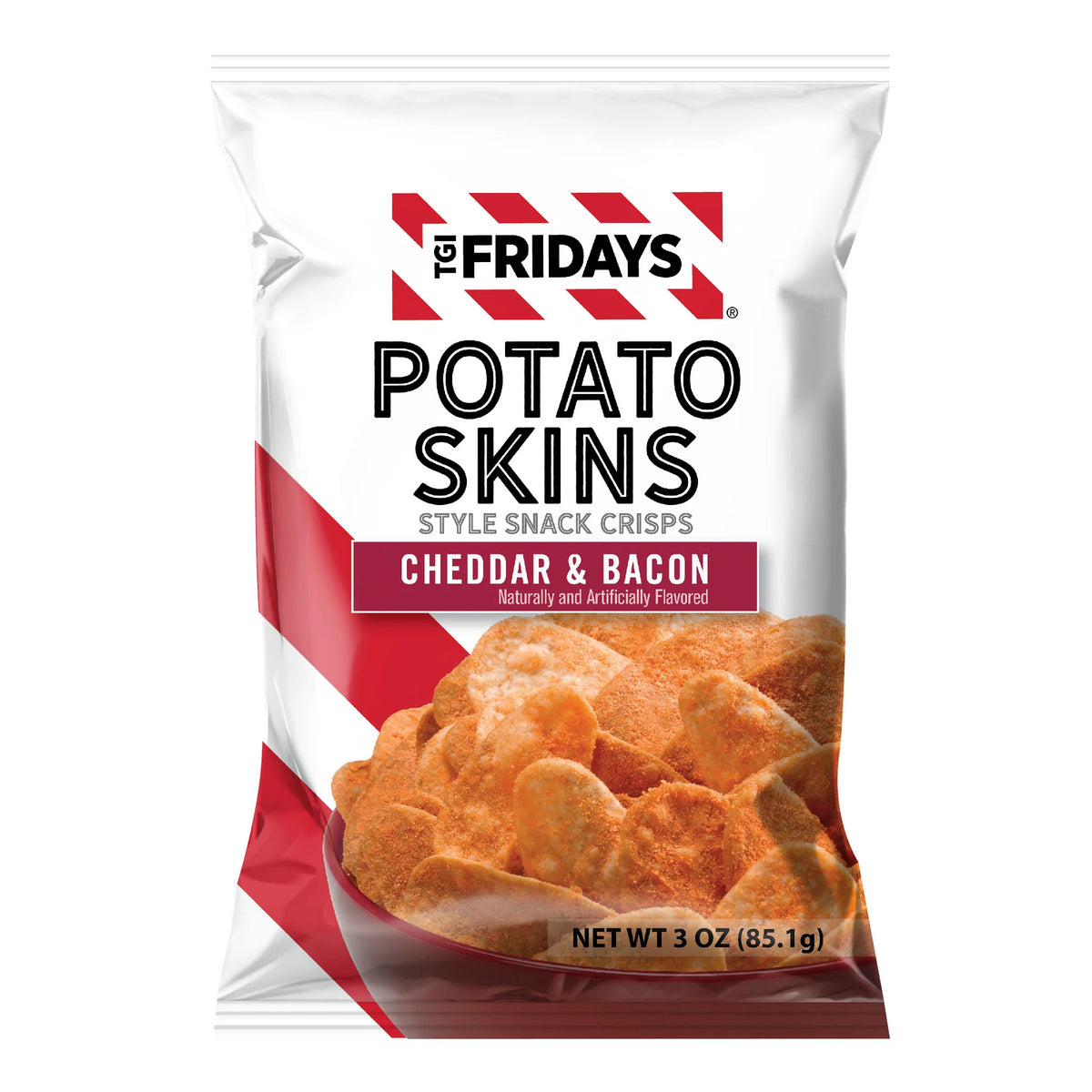 TGI Fridays Cheddar & Bacon Potato Skins - 3oz x 6
