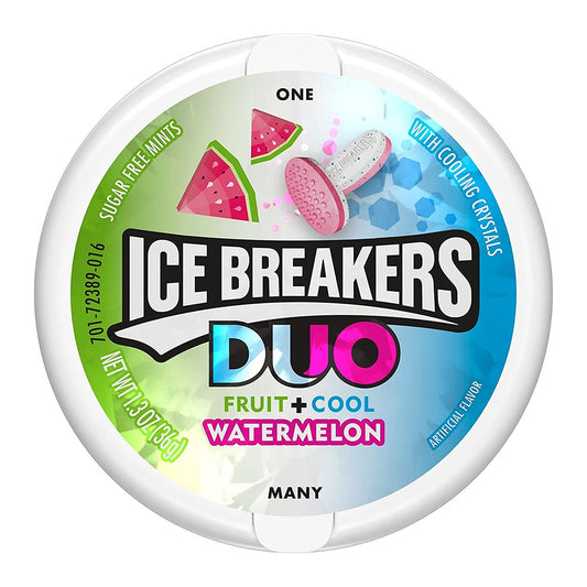 Ice Breakers Duo Mints Watermelon - 1.3oz x 8
