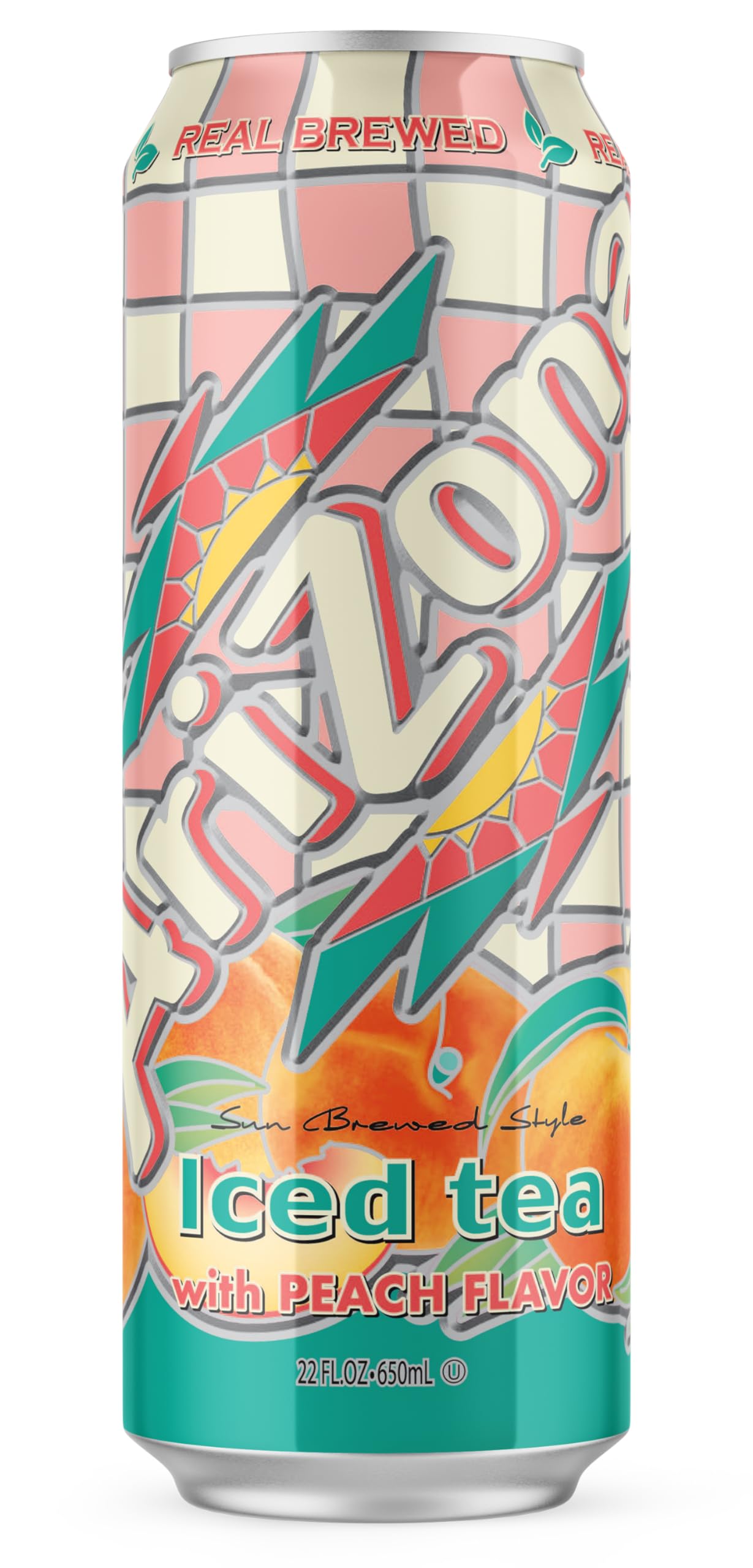 Arizona Tea Can Peach Tea - 22oz x24