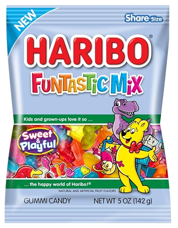 Haribo Peg Bag Funtastic Mix - 5oz x12ct