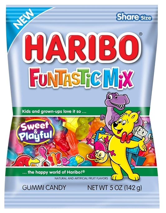 Haribo Peg Bag Funtastic Mix - 5oz x12ct