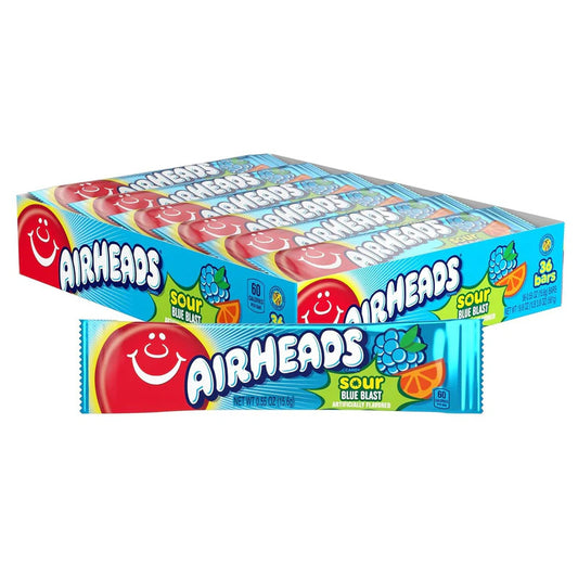 Airheads Singles Sour Blue Blast 15g x 36
