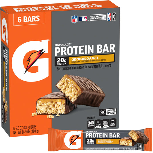 Gatorade Recovery Protein Bar Caramel 2.82 oz x 12