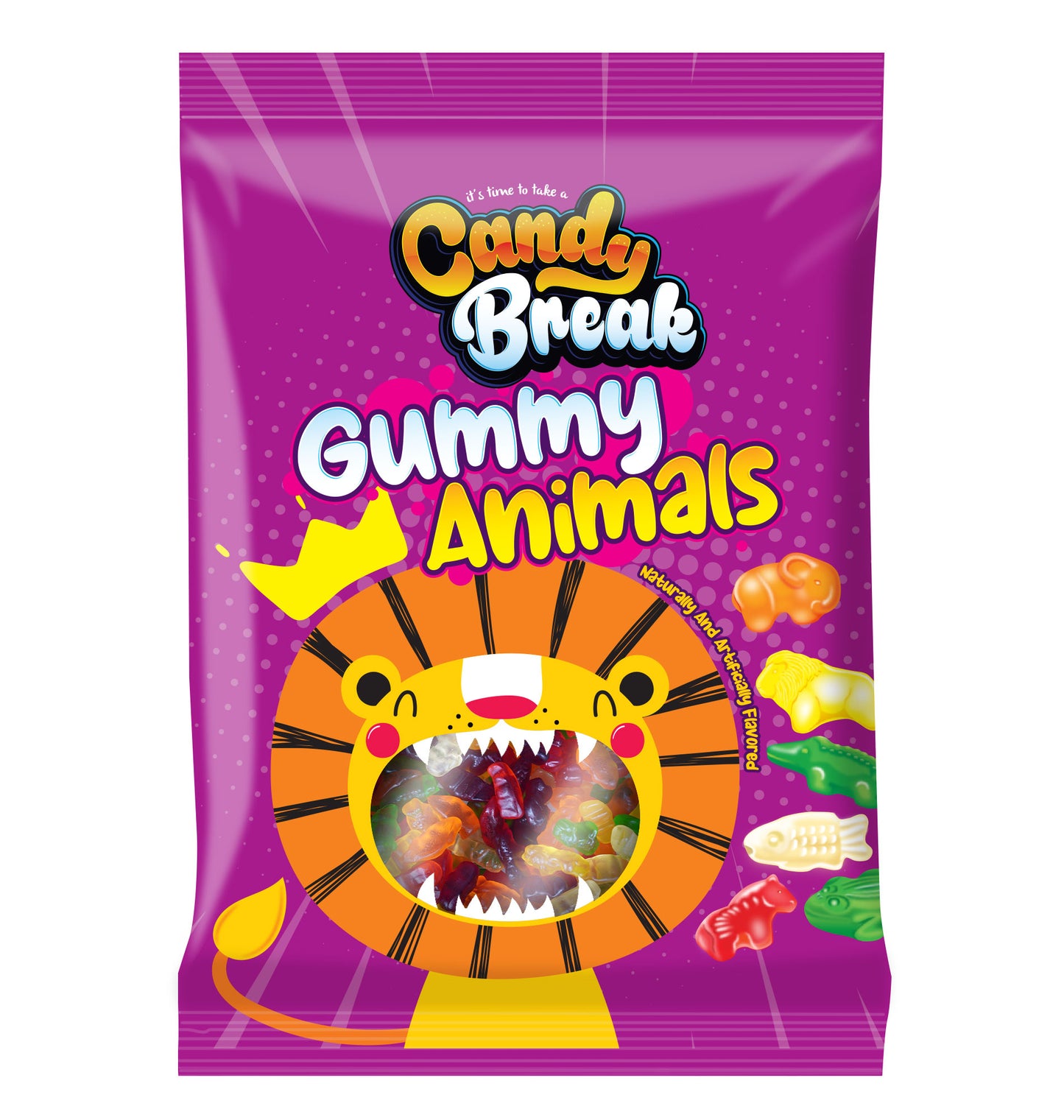 Halal Candy Break Jungle Animals 4oz x 12