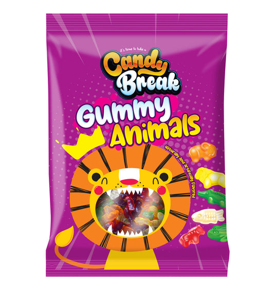 Halal Candy Break Jungle Animals 4oz x 12