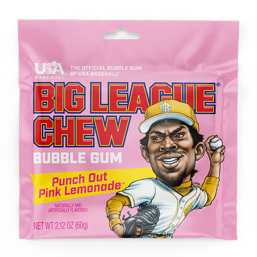 Big League Chew Pink Lemonade - 2.12oz x 12