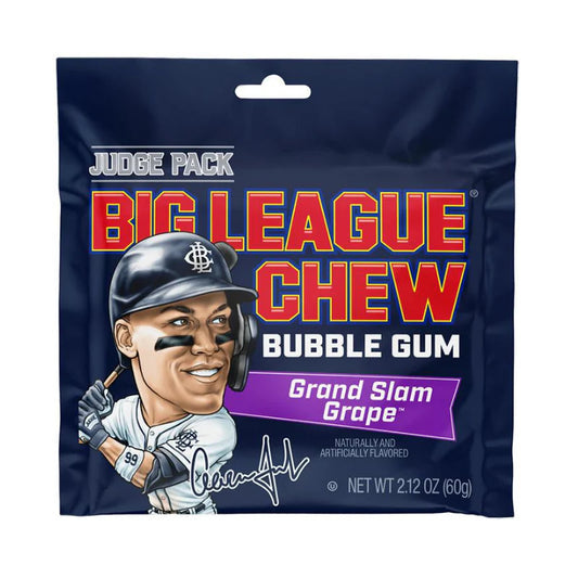 Big League Chew Aaron Judge Grand Slam Grape - 2.12oz x12