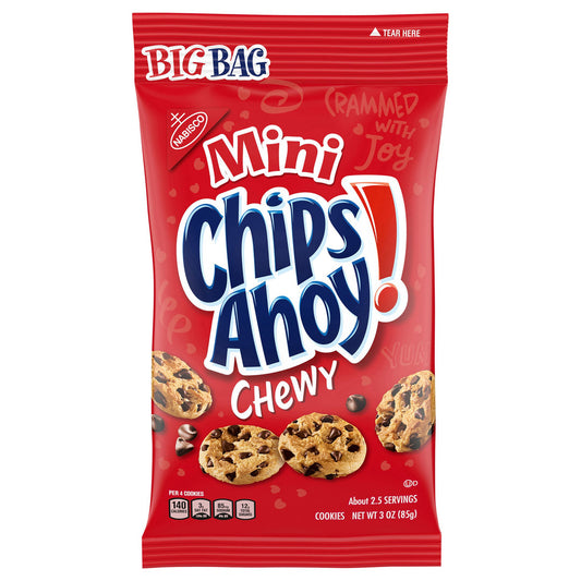 Chewy Chips Ahoy Mini Big Bag - 3oz x 12