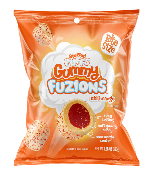 Stuffed Puffs Gummy Fuzions Chili Mango - 4.23oz x 8ct